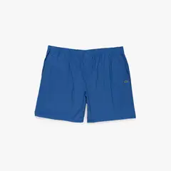 LACOSTE - Short Hombre Relaxed Fit Lightweight Gabardina Azul