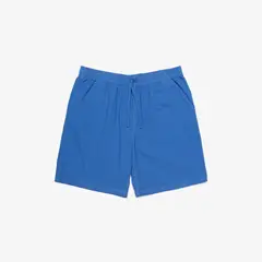 LACOSTE - Short Hombre Texturado Ajustable Corte Regular Azul