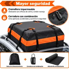 EVERSO - Bolsa De Portaequipaje Impermeable Para Techo De Automóvil