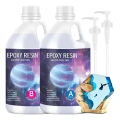 SMARTY - Resina Epoxica 11 Cristal Ultra Transparente 8 Litros