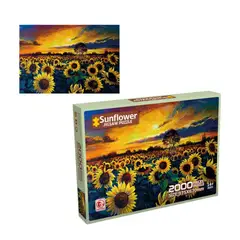 GENERICO - Rompecabeza Girasol 2000 Piezas Para Niños Y Adultos