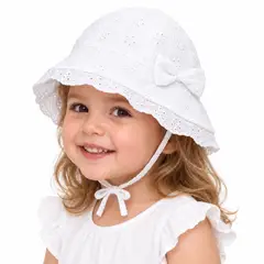 PILLIN - Sombrero Niña Amarras Blanco