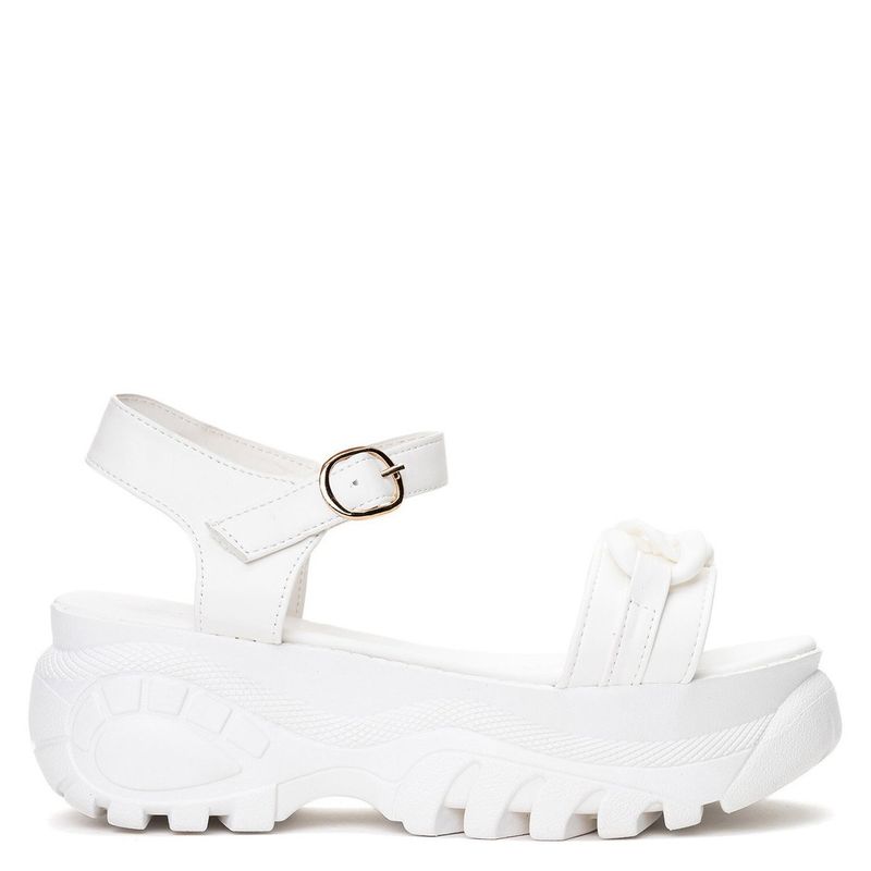 CHANCLETA - Sandalia Tara White Chancleta