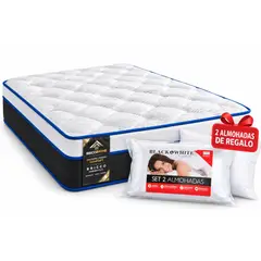 GENERICO - Colchón 2 Plazas Bricco Home Max Confort 150x190 cm + 2 Almohadas de Regalo