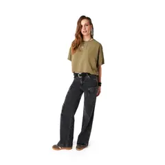 EFESIS - Polera Oversize Manga Corta Mujer