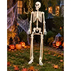 MYLHOGAR - Esqueleto Humano Decorativo 165 cm De Tamaño Real Halloween