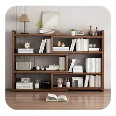 GENERICO - Estante Esquinero Organizador de Madera 120x17x80cm