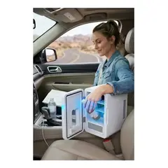 GENERICO - Mini Refrigerador Portátil para Auto Ideal para Mantener Temperaturas