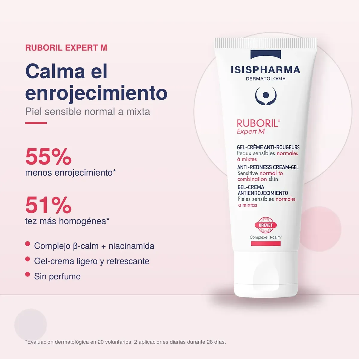 ISISPHARMA - Isispharma Ruboril Expert M Gel Crema Antienrojecimiento Piel Normal a Mixta 40 ml