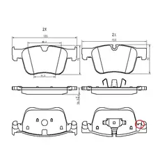 PKW - Pastillas de Freno 803.60470 Delanteras compatible con Peugeot Rifter / Partner / 5008