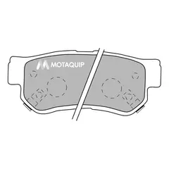 MOTAQUIP - Pastillas de Freno LVXL1049 Traseras compatible con Kia Sorento / Carnival