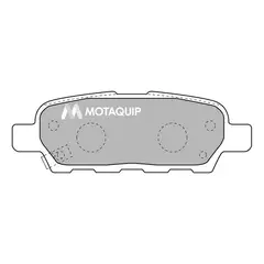 MOTAQUIP - Pastillas de Freno LVXL1086 Traseras para Nissan X-Trail, Infiniti QX70, Nissan Quest, Nissan Altima