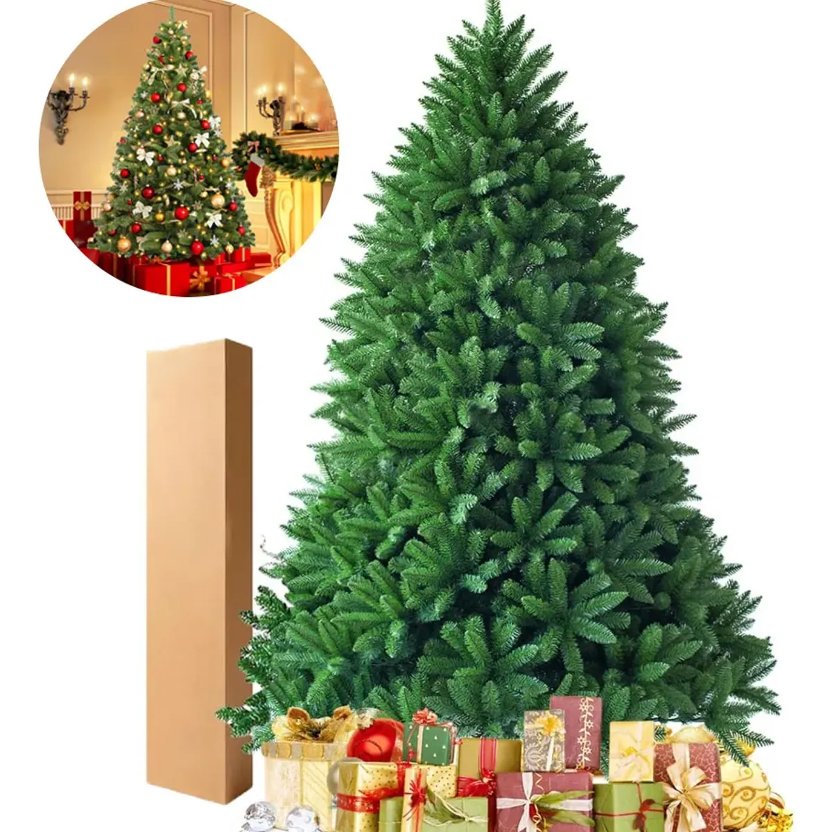 EVERSO Árbol de Navidad EVERSO 180 cm PVC y metal | Falabella Chile