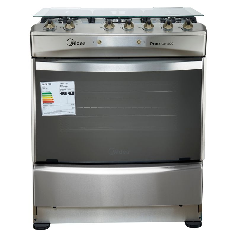 MIDEA - Cocina Gas Midea 5 Quemadores MCG-5QI30NS