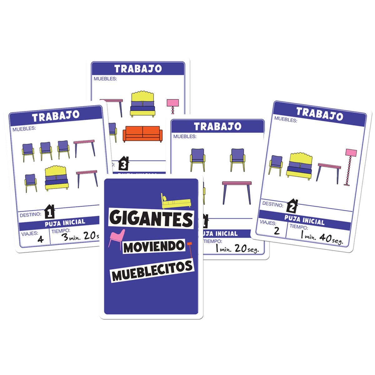 EXPLODING KITTENS - Gigantes Moviendo Mueblecitos - Exploding Kittens - Juego De Mesa - Español