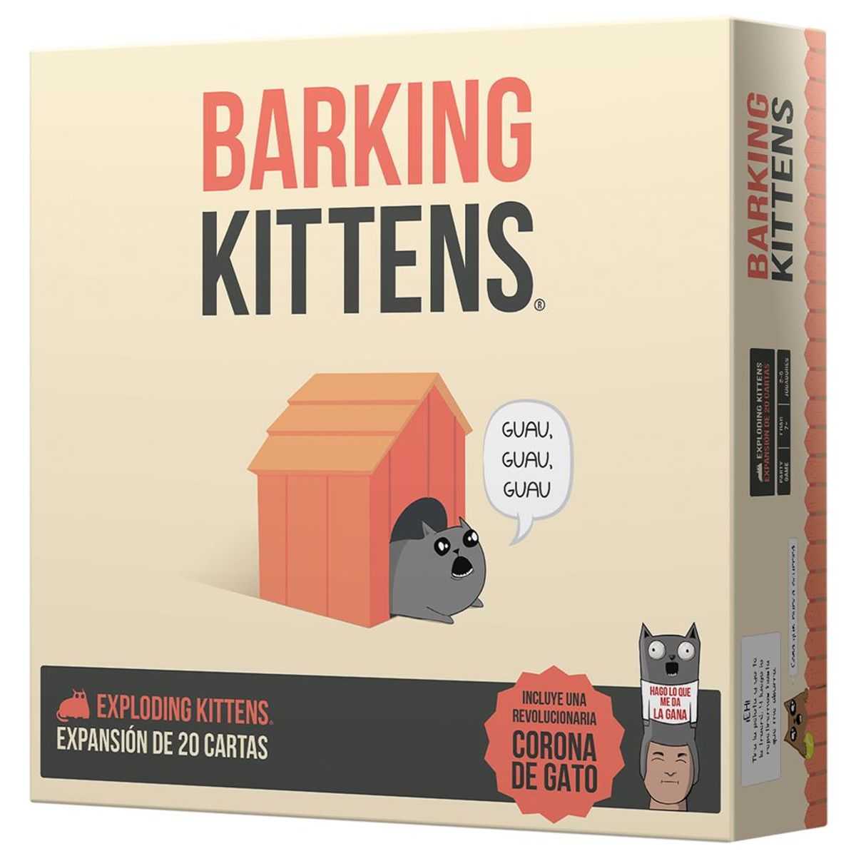 EXPLODING KITTENS - Barking Kittens - Exploding Kittens - Juego de Mesa - En Español