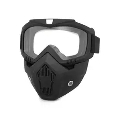 GENERICO - Mascara Para Protección Airsoft Paintball Cristal Transparente