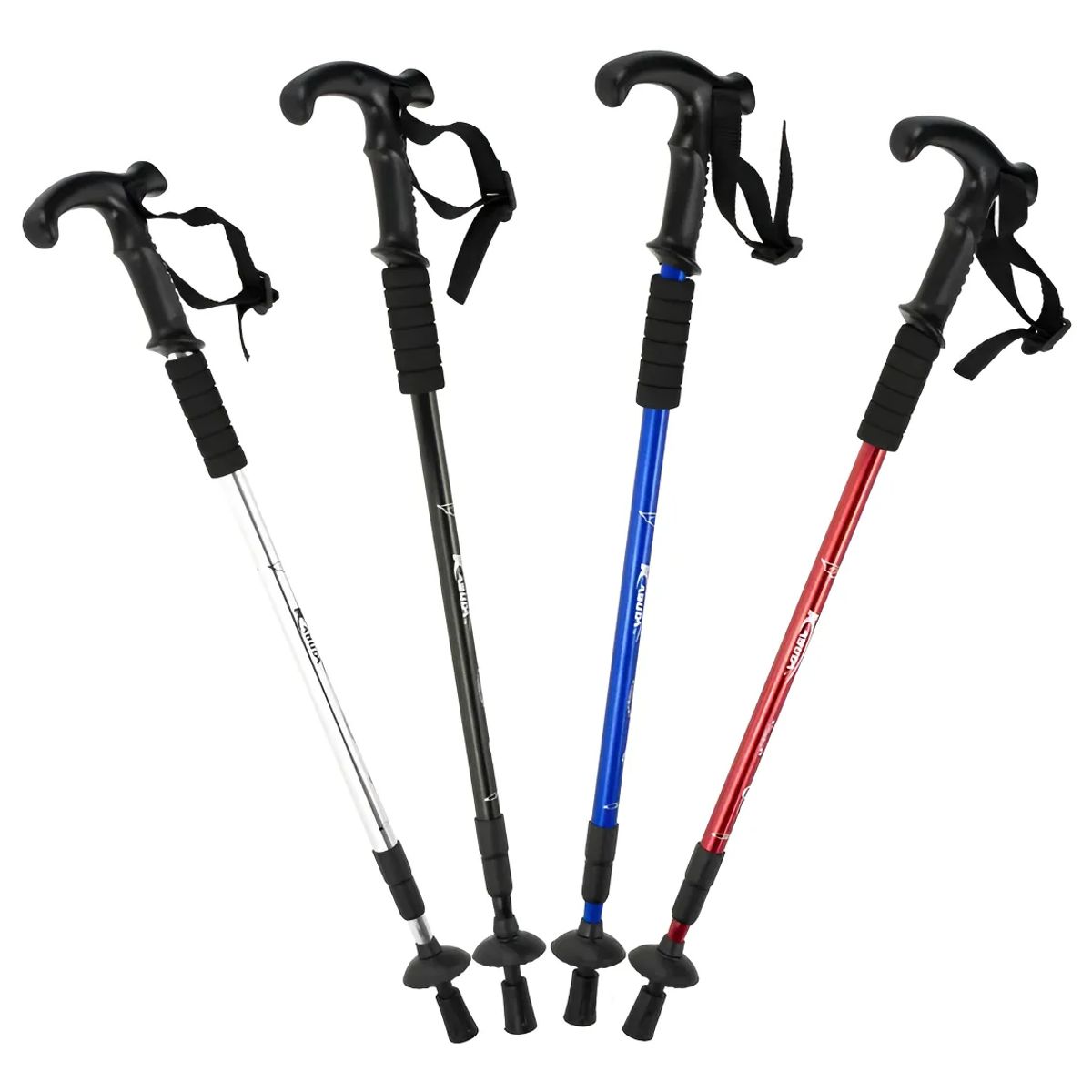 CAMPSOR - Bastón De Trekking Plegable Campsor negro