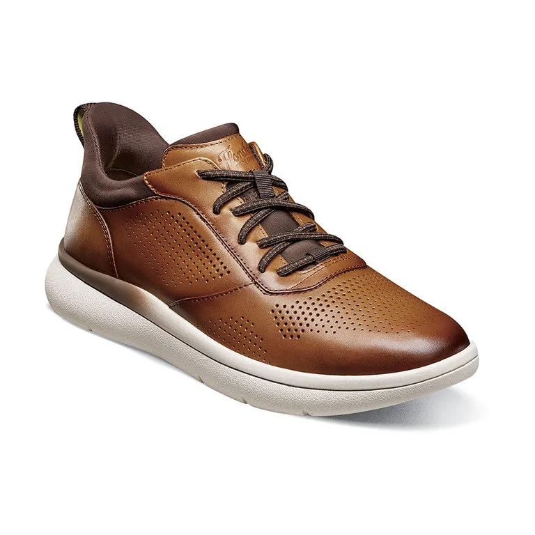 Zapatillas Casual Fleet Perf Lace Cognac