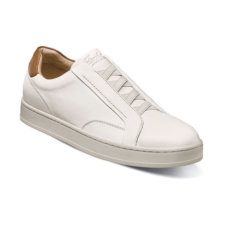 Zapatillas Casual Monopoli Elastic Lace to Toe Crema