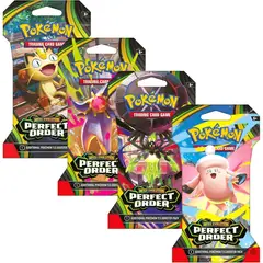 POKEMON - Booster TCG Mega Evolutions Perfect Order 10 Cartas