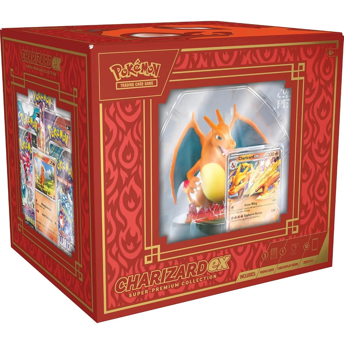 POKEMON - Cartas pokemon Colección TCG Charizard ex Super Premium