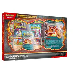 POKEMON - TCG: Colección especial Charizard ex - 5 paquetes, promociones
