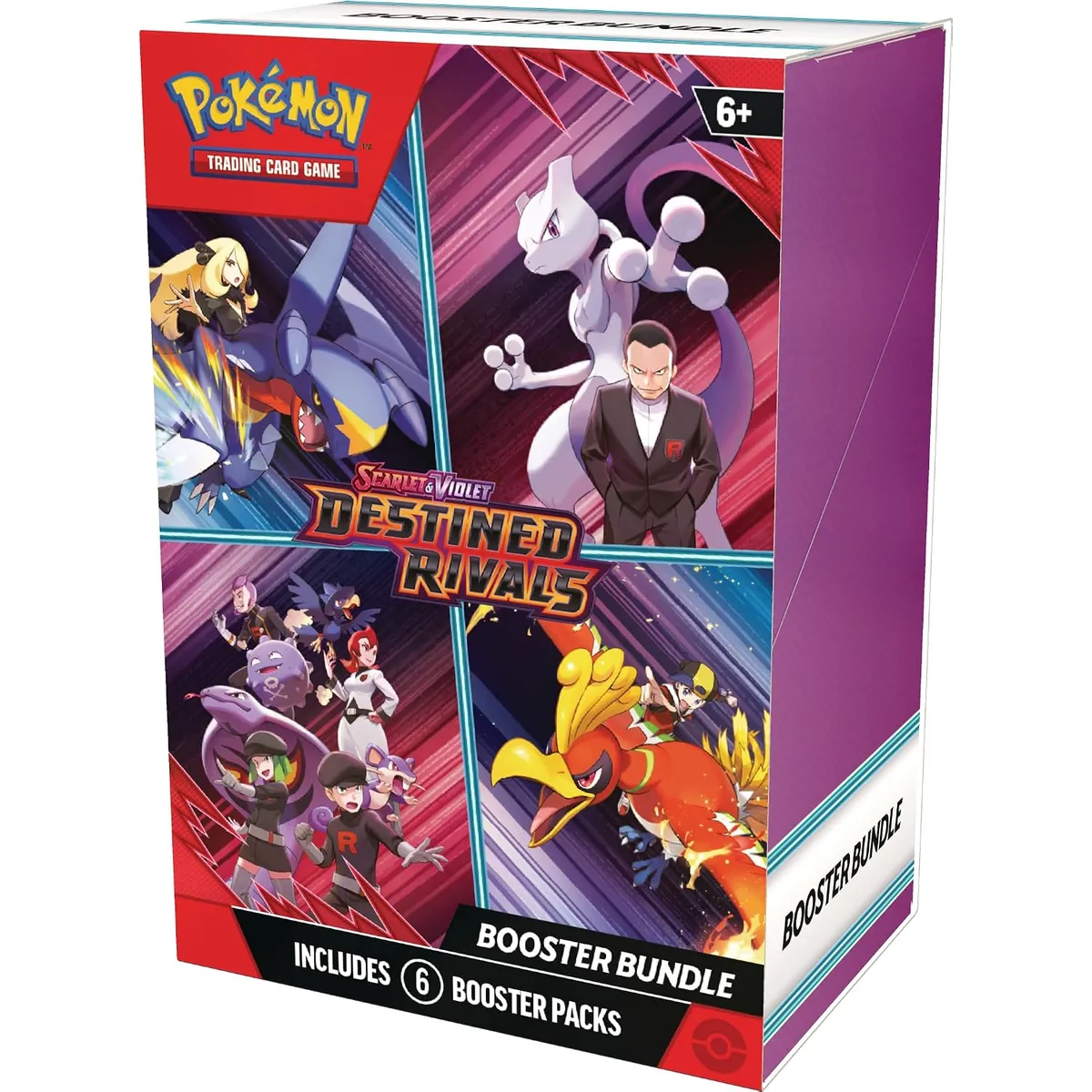 POKEMON - Cartas Pokémon TCG: Scarlet & Violet - Paquete de refuerzo Destined Rivals - 6 paquetes
