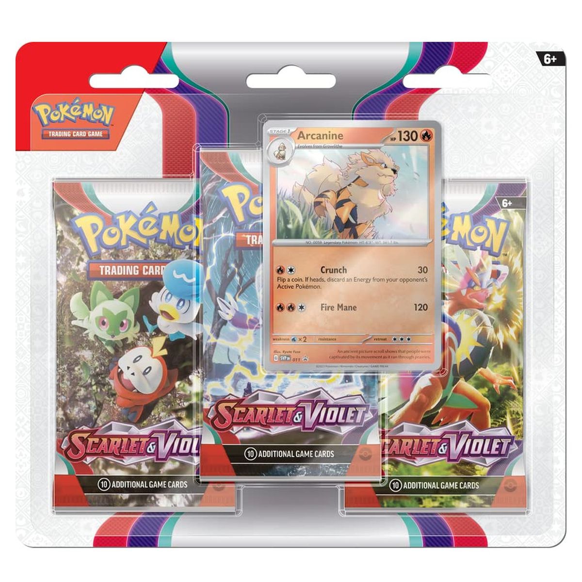 POKEMON - Juego de cartas Pokémon Scarlet & Violet Arcanine