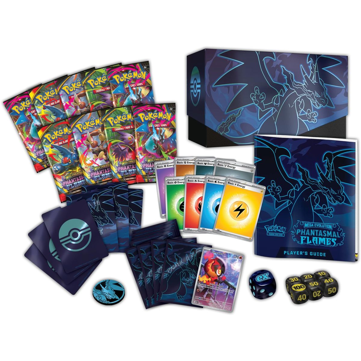 POKEMON - Caja Élite Entrenador Pokémon Mega Evolución Llamas