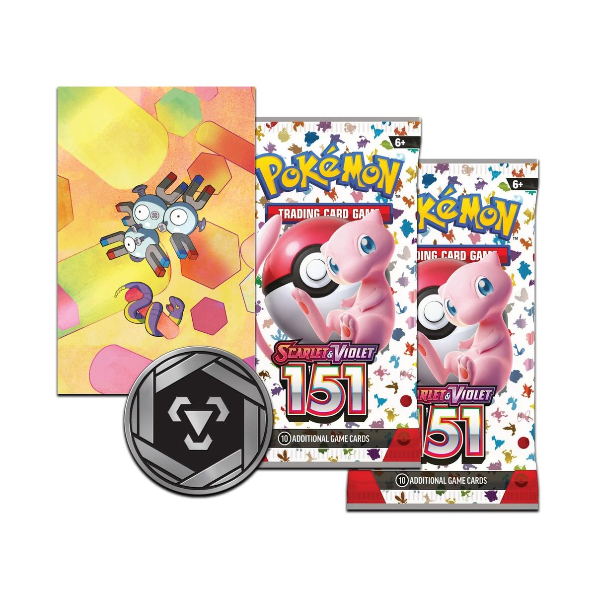 POKEMON - Lata Mini del TCG Pokémon Magneton 2 sobres + moneda