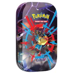 POKEMON - Juego de cartas Pokémon Mega Lucario Mini Lata 2 Sobres