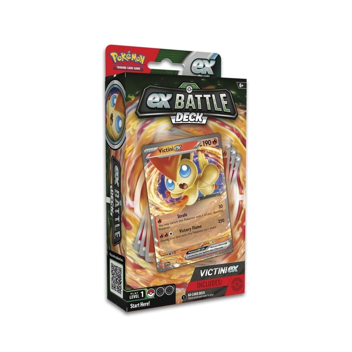 POKEMON - Juego de cartas Pokemon Victini EX Battle Deck