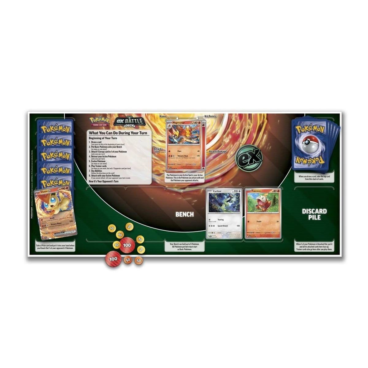 POKEMON - Juego de cartas Pokemon Victini EX Battle Deck