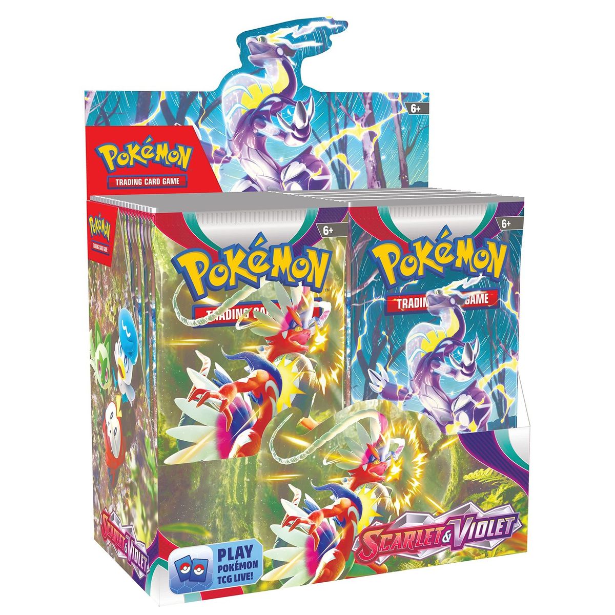 POKEMON - Caja de presentación Booster Pokémon TCG Scarlet & Violet