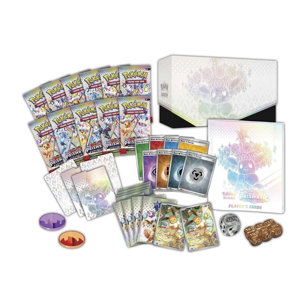 POKEMON - Juego de cartas Pokémon Prismatic Evolutions Caja Elite