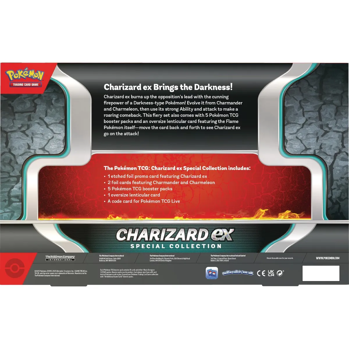POKEMON - Juego de cartas coleccionables Pokémon Charizard ex Special