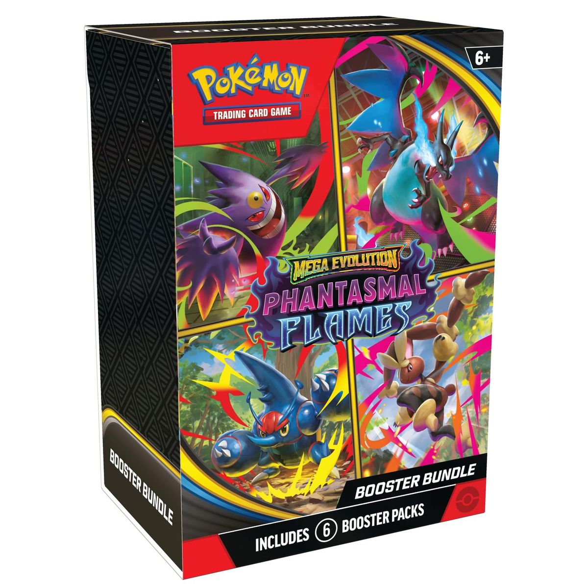 POKEMON - Juego de cartas Pokémon Phantasmal Flames 6 paquetes