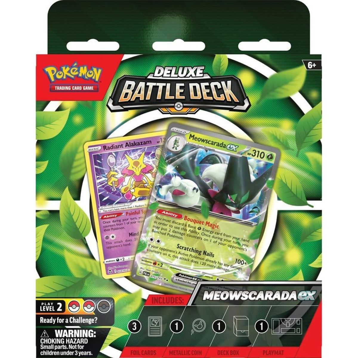 POKEMON - Juego de cartas Pokemon MeowscaradaQuaquaval ex Deck