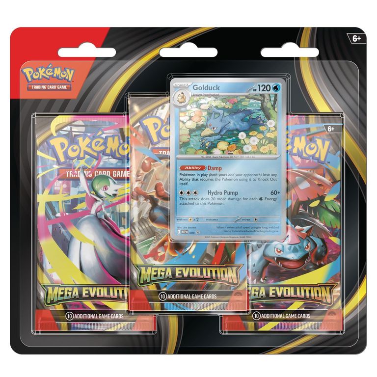 Pokémon TCG Mega Evoluciones 3 Paquetes Booster
