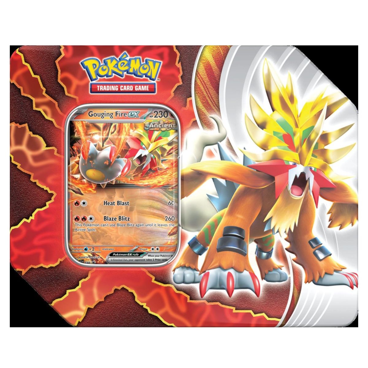 POKEMON - Lata Coleccionable Pokémon Paradox Destinies Gouging Fire