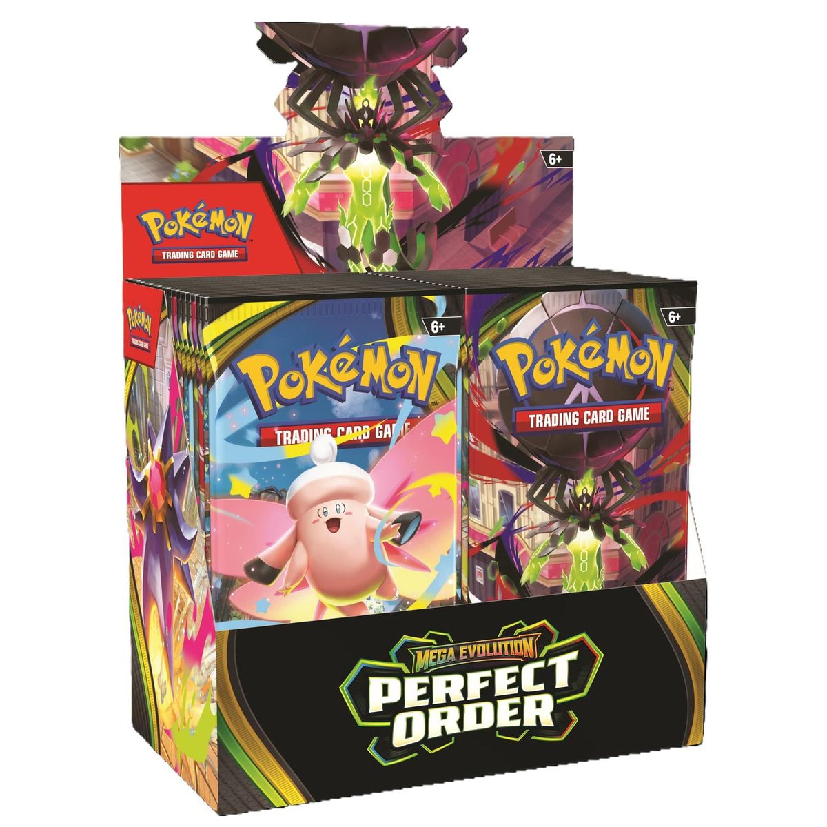 POKEMON - Caja de sobres Pokémon Mega Evolución Orden Perfecto