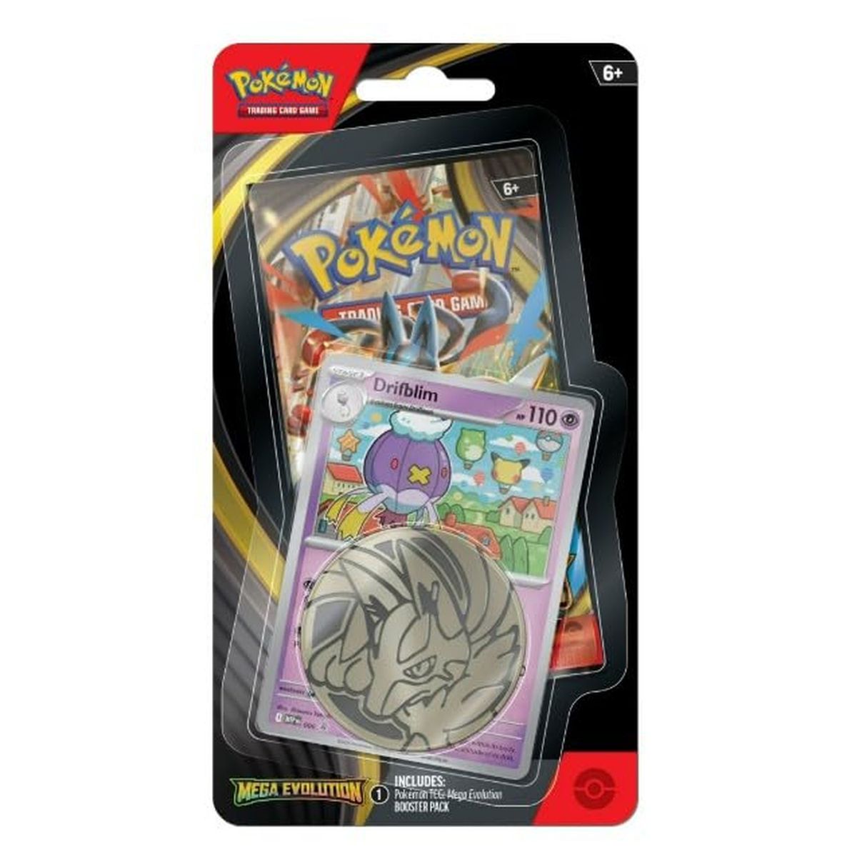 POKEMON - Paquete de sobres Pokémon Mega Evoluciones con moneda