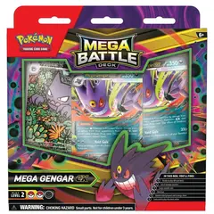 POKEMON - Juego de Cartas Pokémon Mega Deck de Batalla Mega Gengar EX