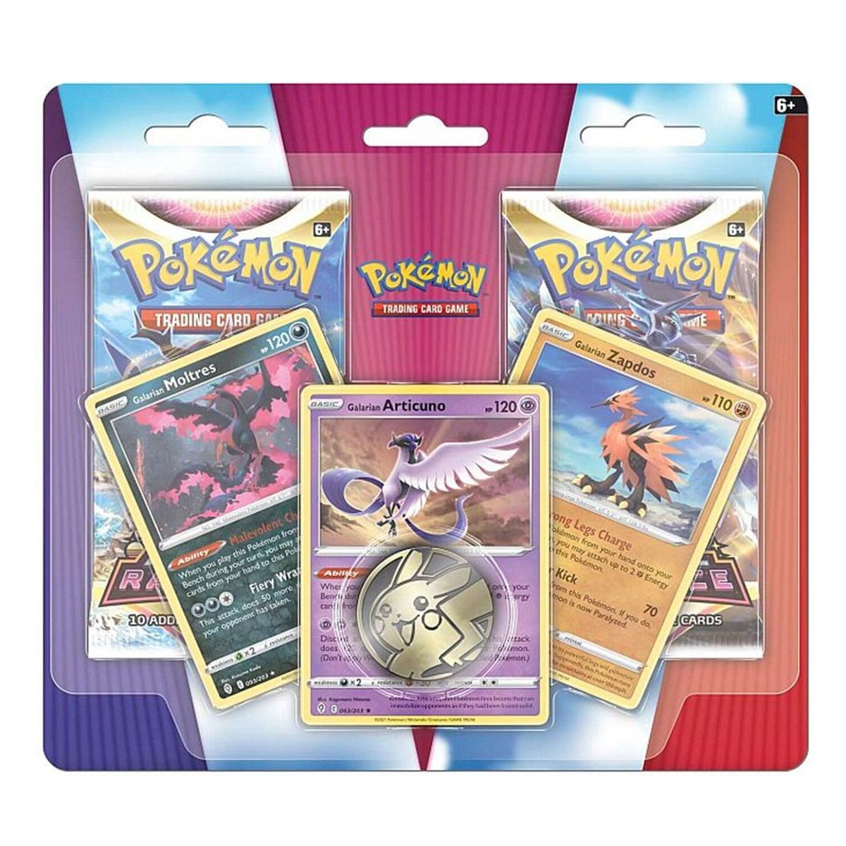 POKEMON - Paquete blister de 2 cartas coleccionables Pokémon POK85143