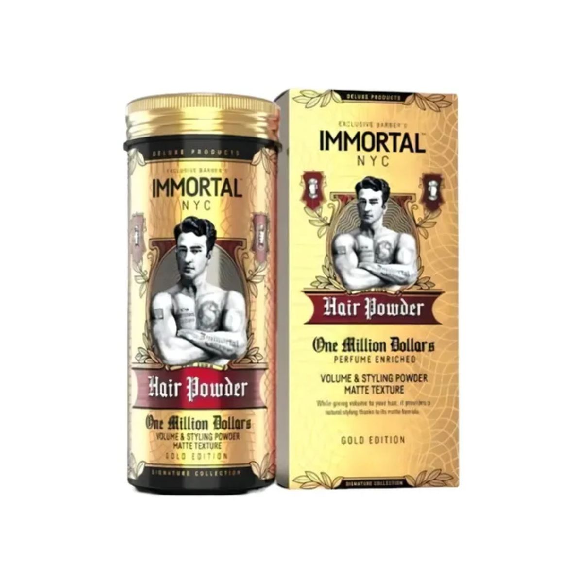 IMMORTAL NYC - Polvo Texturizador Immortal One Million Dollars 20gr Volumen Acabado Matte Textura Natural