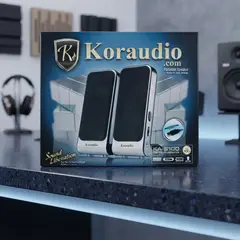 GENERICO - Mini Parlantes koraudio entrada audifono 3.5