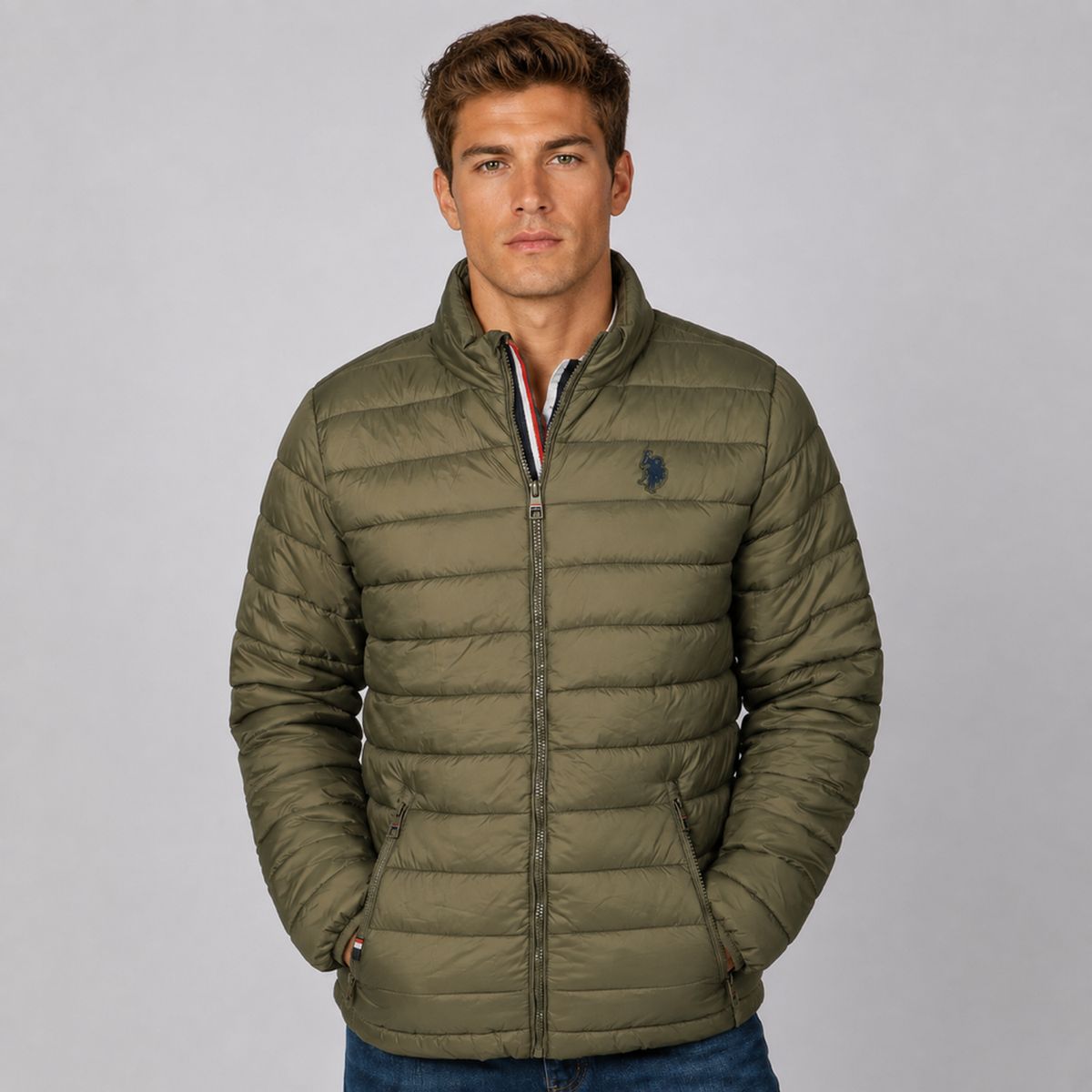 US POLO ASSN Parka Basica Hombre U.S. Polo Assn ⚡𝗖𝘆𝗯𝗲𝗿 | Falabella Chile