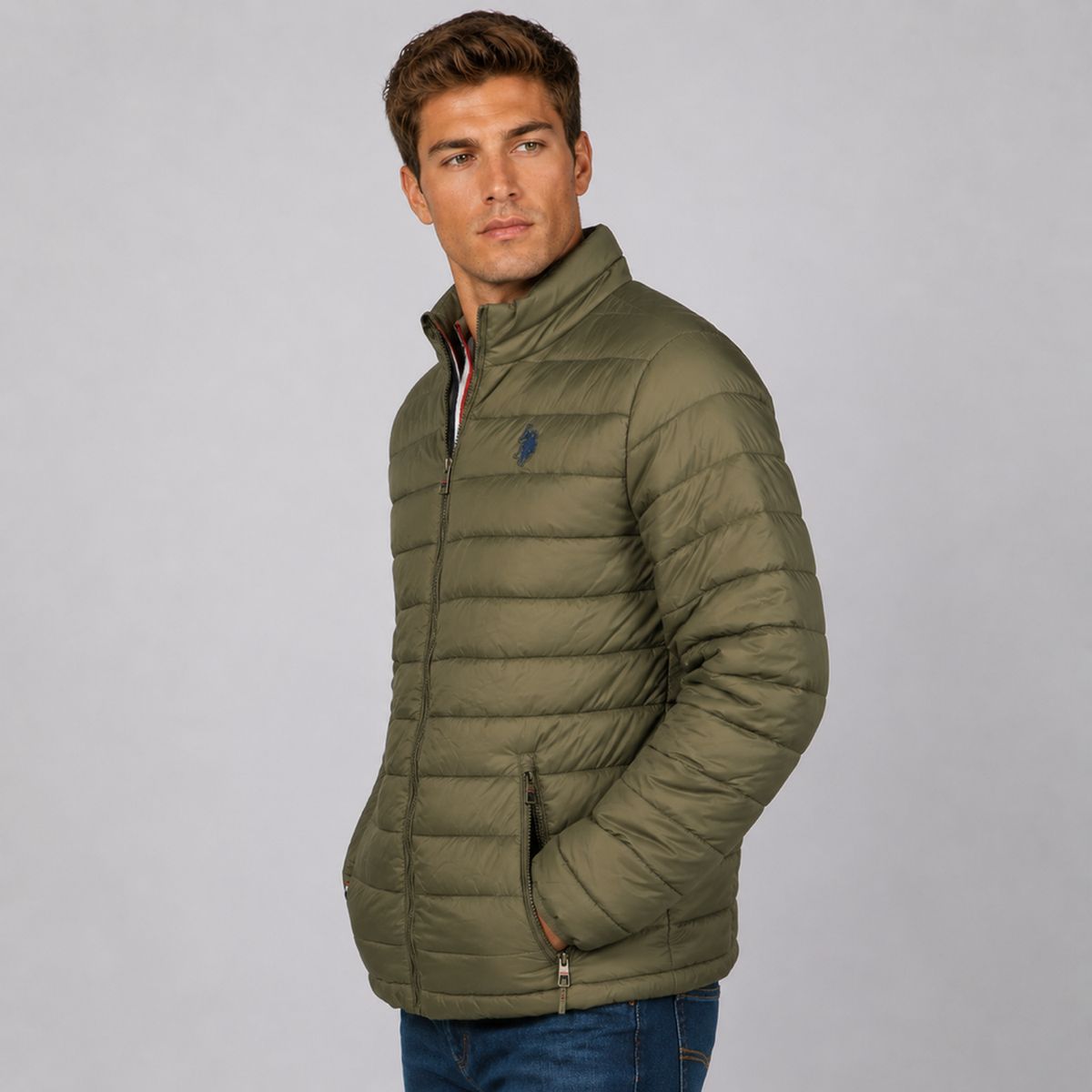 US POLO ASSN Parka Basica Hombre U.S. Polo Assn ⚡𝗖𝘆𝗯𝗲𝗿 | Falabella Chile