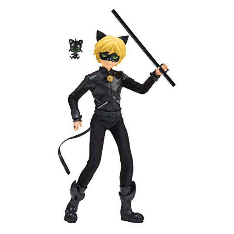  - Figura de Cat Noir y Plagg Playmates Toys